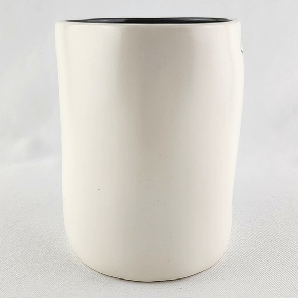 ⭐️2/ $50⭐️ Rae  Dunn Artisan White Grey Ceramic Mug Large Letters DAD'S THE BEST - Picture 5 of 10